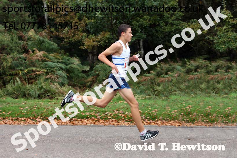 Mens under-17s ERRA Road Relays, Sutton Coldifield, Birmingham. Photo: David T. Hewitson/Sports for All Pics